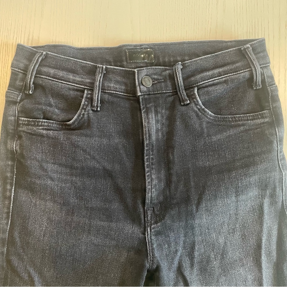 MOTHER The Hustler Ankle Fray Jeans (Encounters at Night) - 29 - Picture 4 of 13